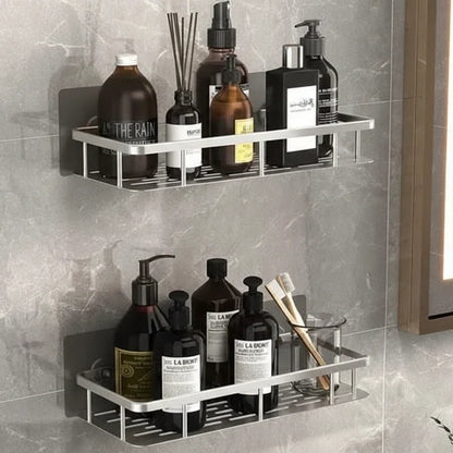 Badkamerplank Zelfklevend Boren ABS RVS Hoekplank Douche Scandinavisch Modern
