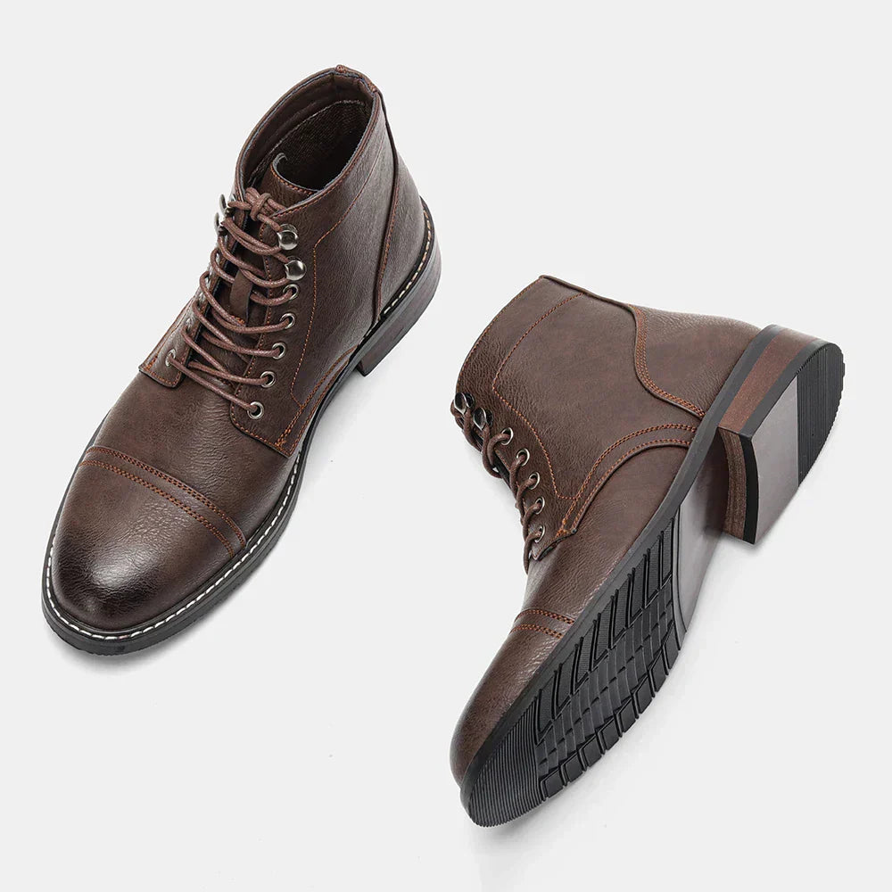 Herenboots Leren Klassiek met Antislipzool - StudioMarella