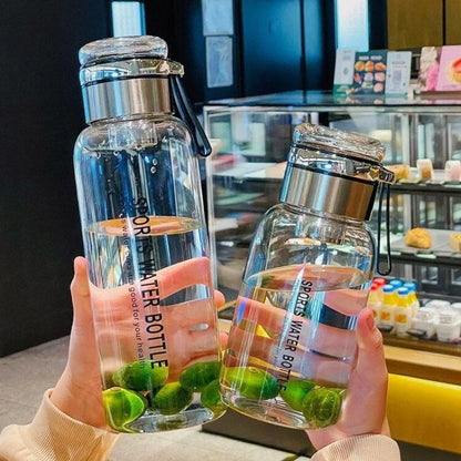 Grote Waterkan 2 Liter Transparant – Praktische Drinkfles voor Melk, Sap & Water