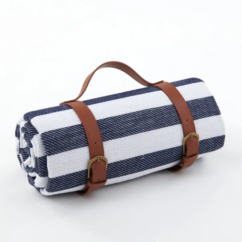 Picknickdeken Waterdicht Geruit Met Draagriem 150x200 Of 200x200 cm