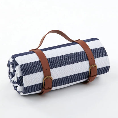 Picknickdeken Waterdicht Geruit Met Draagriem 150x200 Of 200x200 cm