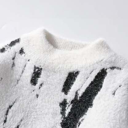 Romeinse Stijl Trui voor Mannen Moderne Mode