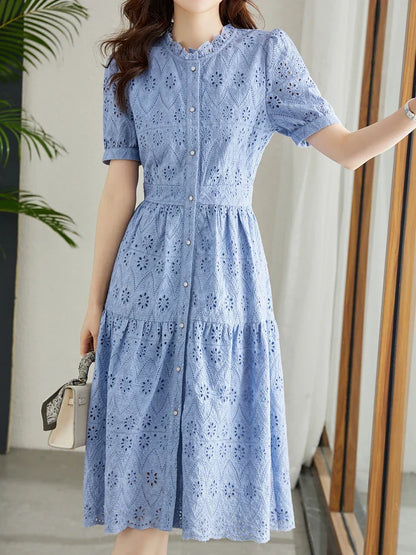 Elegante Midijurk voor Vrouw Jurk MiraBelle Stijl