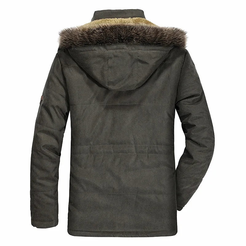 Heren Winterjas Waterdicht met Capuchon Warm en Comfortabel