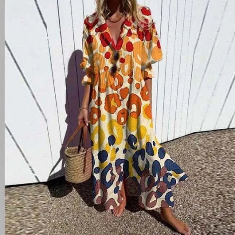 Boho Jurk voor Vrouw Zomerse Stijl