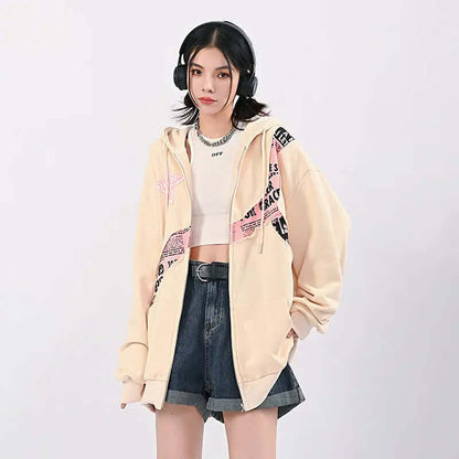Dames Hoodie Oversized Comfortabel met Leuke Print