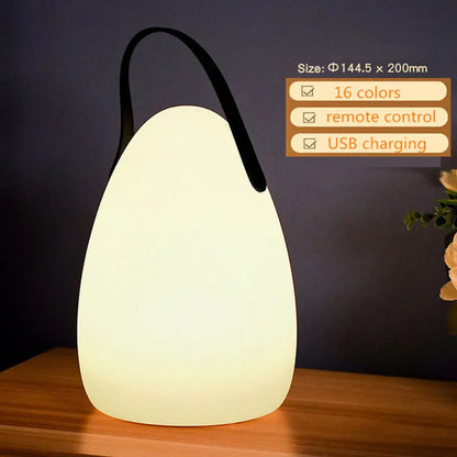Draadloze Outdoor Lamp Oplaadbaar met Afstandsbediening | 8 Kleuren Dimbaar voor Tuin en Terras