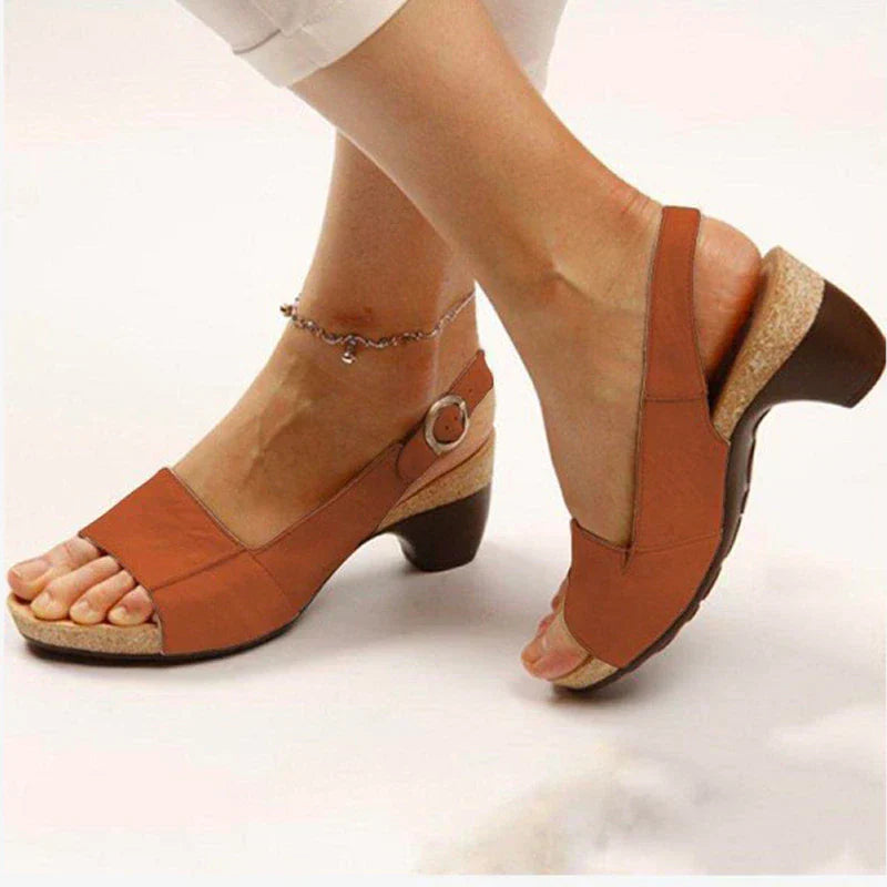 Orthopedische Sandalen met Peep Toe voor Comfortabele Voeten