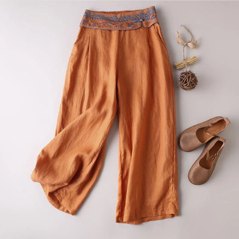 Luchtige Zomerbroek Wijd en Comfortabel voor Vrouwen
