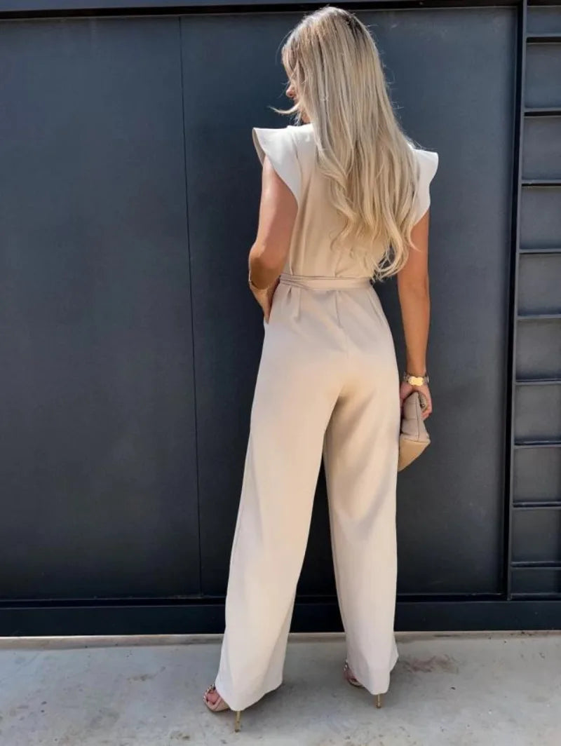 Elegante Jumpsuit van Luxe Stof