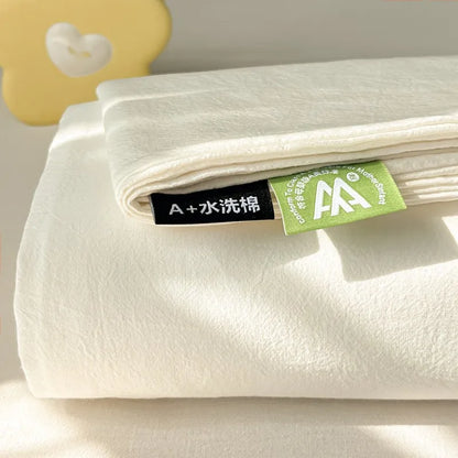 Sansoti | Percale Katoenen Beddenset | 100% Biologisch | Ademend & Zacht | 3-delig