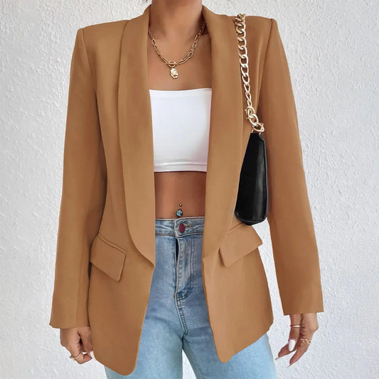 Dames Blazer Elegante Zakelijke Stijl - StudioMarella