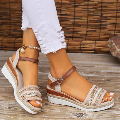 Vlecht Sandalen Zomer Lente Comfortabel