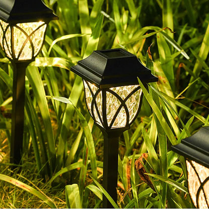Zonne Energie Tuinpad Verlichting LED Waterdicht 43cm Set Van 4