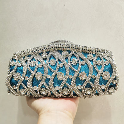 Blauwe Clutch Hemelsblauw Luxe Design - StudioMarella