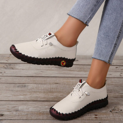 Comfortabele Platte Dames Loafer met Voetboogsteun en Orthopedische Zool