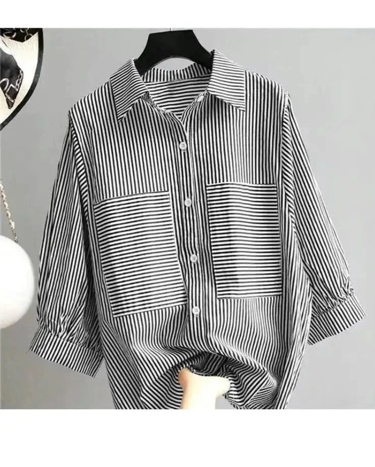 Elegante Vrouwen Blouse met Vesta Stijl