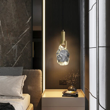 Kristallen Hanglamp met Verstelbare Kabel en LED-Verlichting voor Woonkamer en Eetkamer