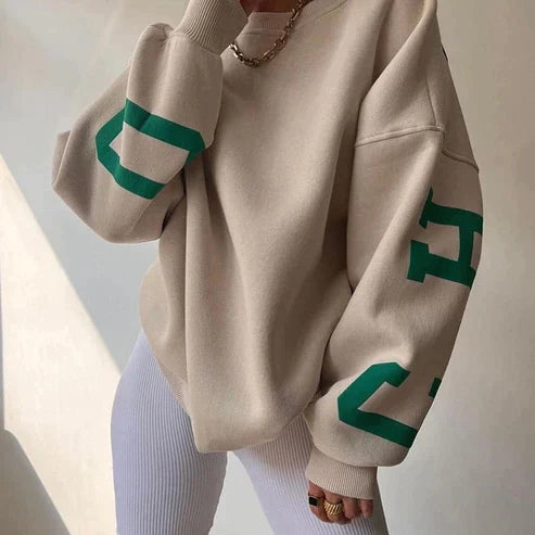 Grote Sweatshirt Casual Chandra Kleding Comfortabel