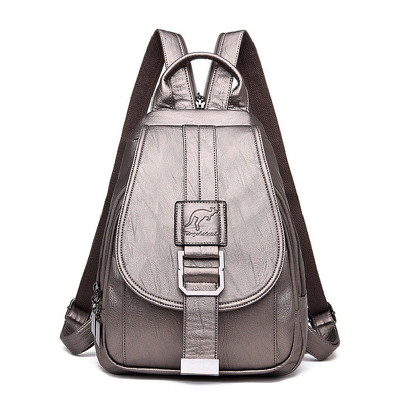 Leren Damesrugzak Elegant Design Praktisch Schoudertas Dagelijks Gebruik Mode Accessoire Veelzijdig Stijlvol
