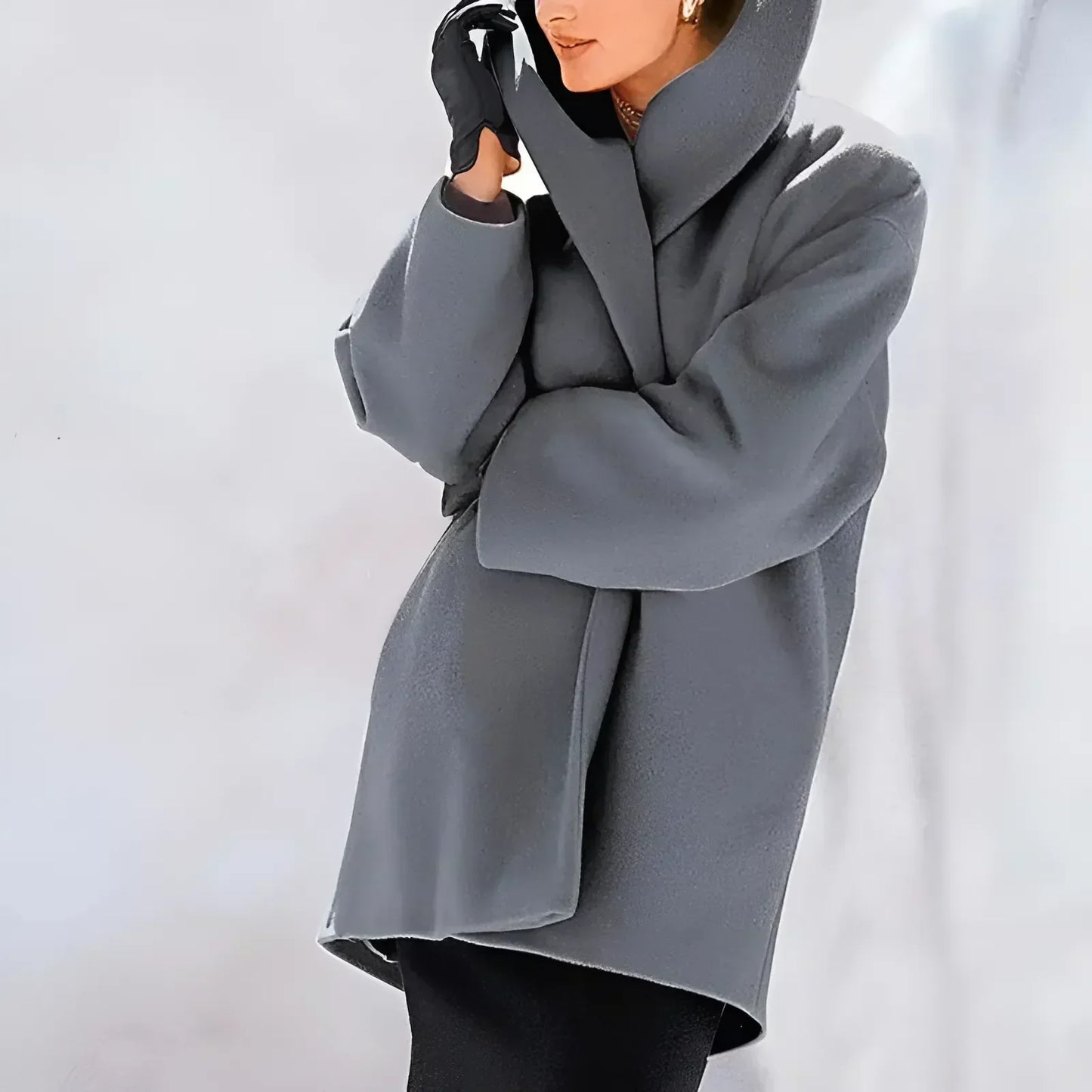Dames Trenchcoat Warme Winterjas Klassiek Design
