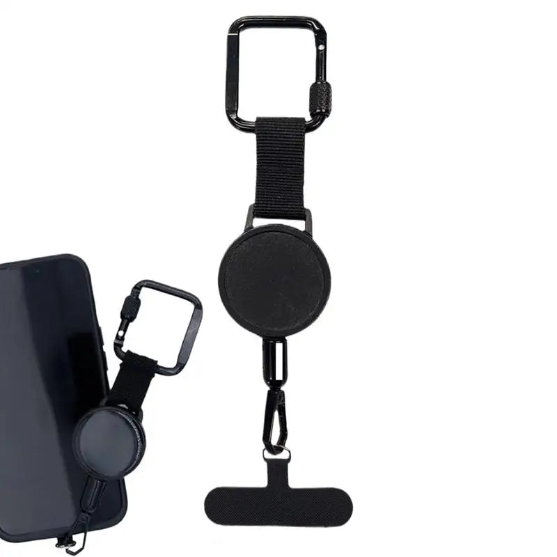 Intrekbare Telefoonhouder met Diefstalbeveiliging en Riemclip voor Actieve Levensstijl