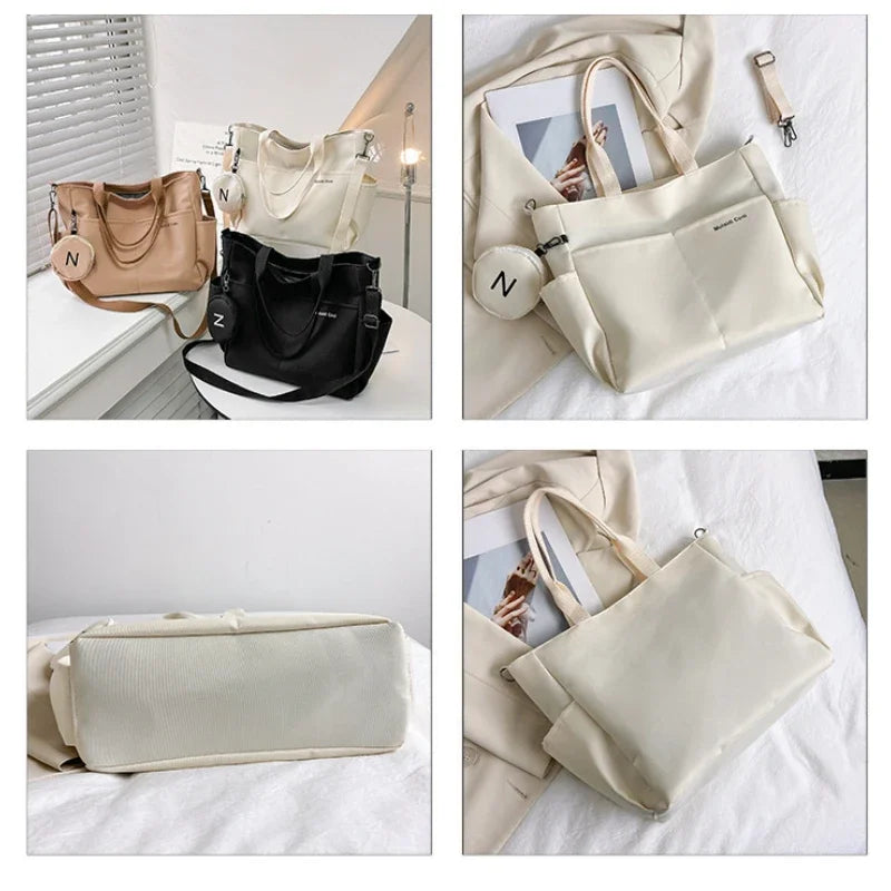 Stijlvolle Canvas Crossbody Tas voor Dames
