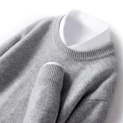 Merino Wollen Sweater Heren Warm en Comfortabel