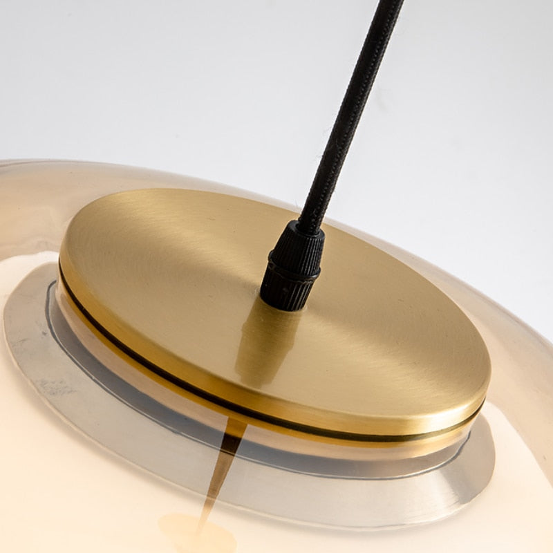 Globe Hanglamp met Gerookte Glazen Bol – Gouden, Zwarte of Transparante Afwerking | Scandinavisch Design