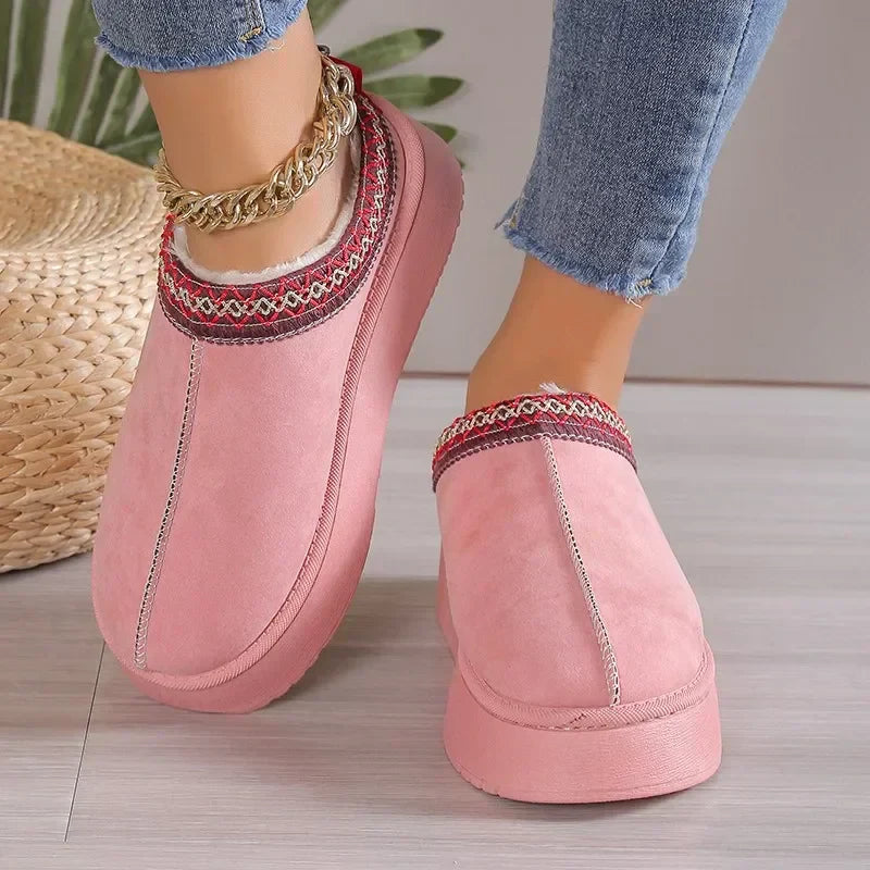 Vrouwen Winterschoenen Warm Waterdicht en Comfortabel