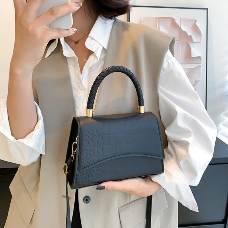 Elegante Schoudertas voor Dames Leer
