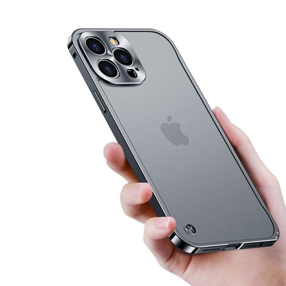 Aluminium iPhone Hoesje Lichtgewicht Bescherming Precisie CNC-Gefreesd Robuust Slank Bumper Case Premium Metalen Telefooncover