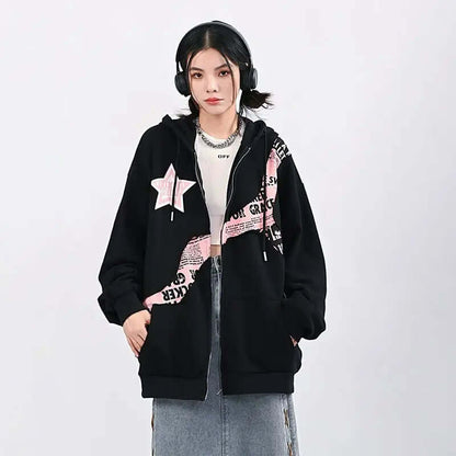 Dames Hoodie Oversized Comfortabel met Leuke Print