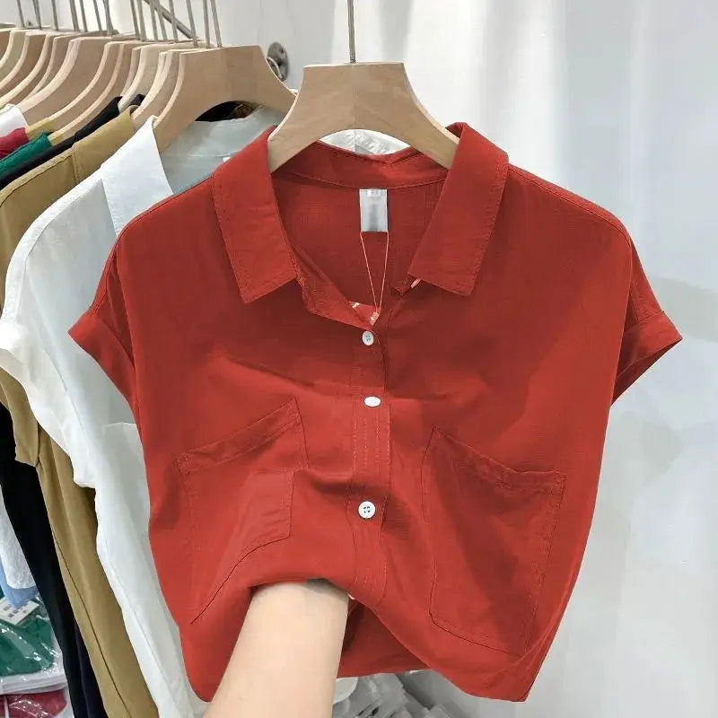 Vrouwen Zomerblouse Licht en Elegant