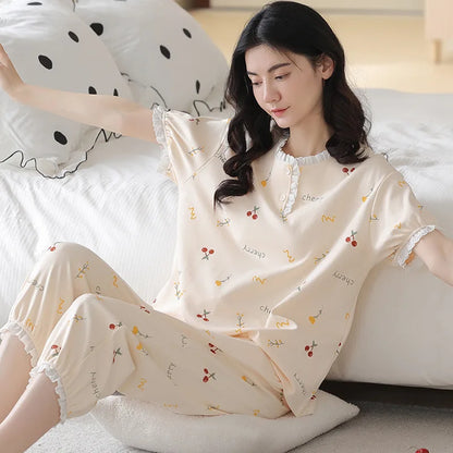 Zachte Zomer Pyjama Set voor Vrouwen - StudioMarella