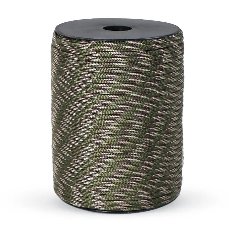 Paracord 550 Survival Touw 100 Meter 9 Kern 4mm Militaire Kwaliteit Outdoor Camping