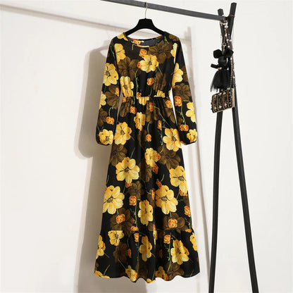 Variant image for Dalia | Vestito Lungo Elegante Floreale per Estate-20