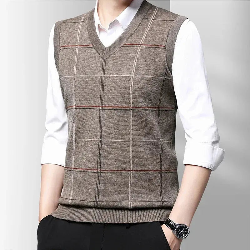 Stijlvol Heren Gilet Modieus Design - StudioMarella