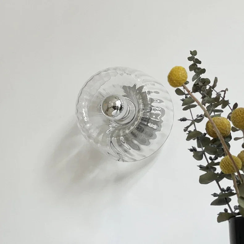 Wandlamp Glas Scandinavisch Bauhaus Metaal E14 Woonkamer Gang Trap Modern