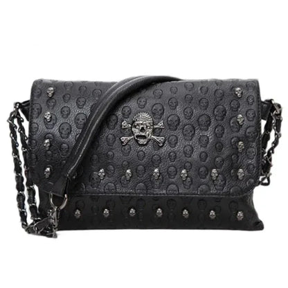 Luxe Crossbody Tasje met Riem en Rivet Details