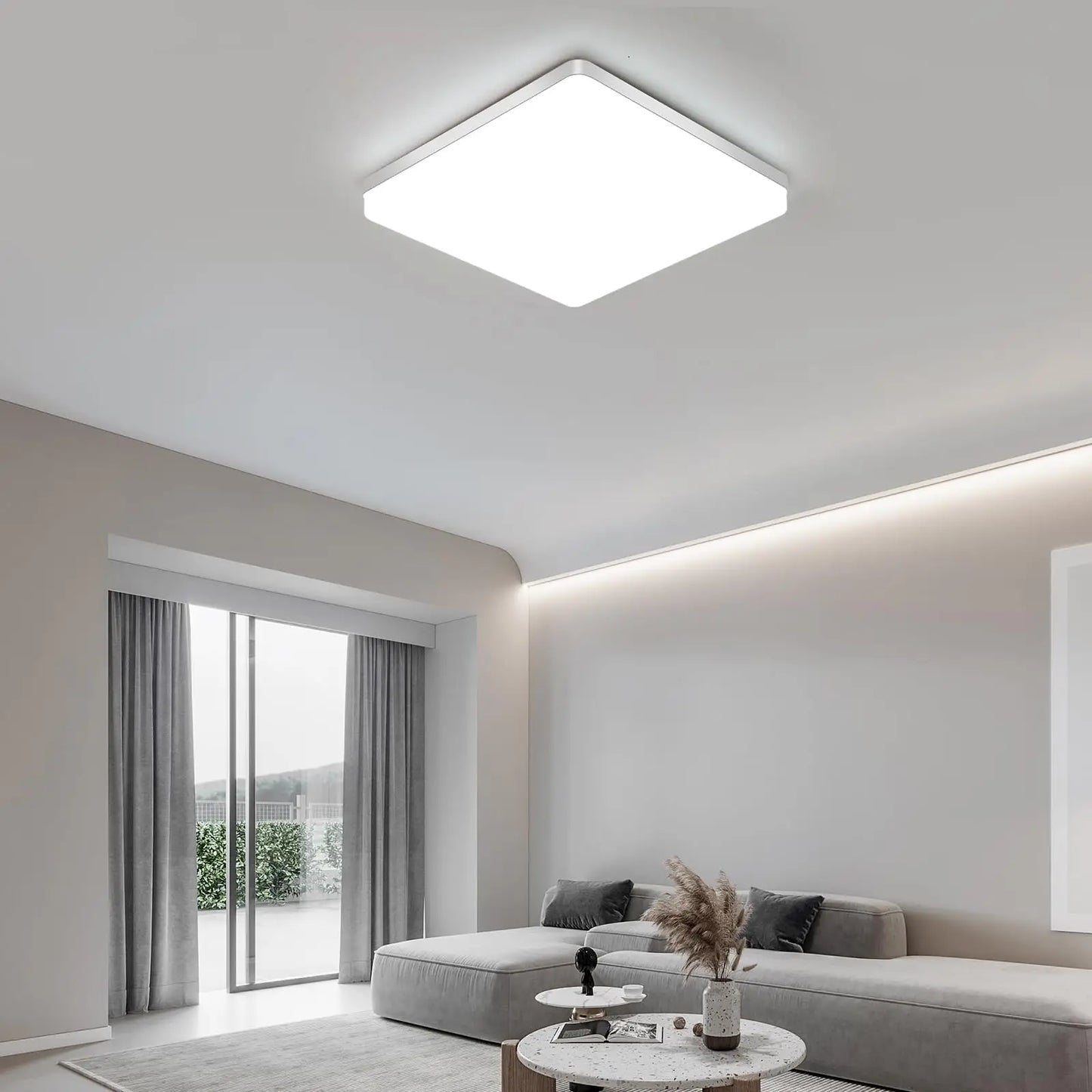 Badkamerlamp Plafond LED Vierkant 48W 6500K IP44 5400LM