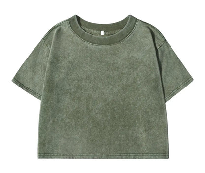 Zomer Crop T-Shirt voor Vrouw Kort en Comfortabel