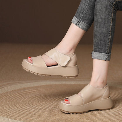 Orthopedische Sandalen Leder Comfortabel Steunzool
