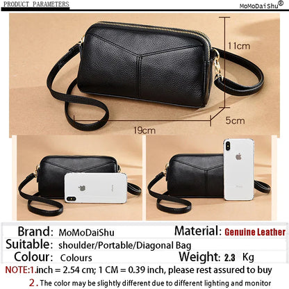 Chic Crossbody Tas voor Dames Leer Kleurrijk