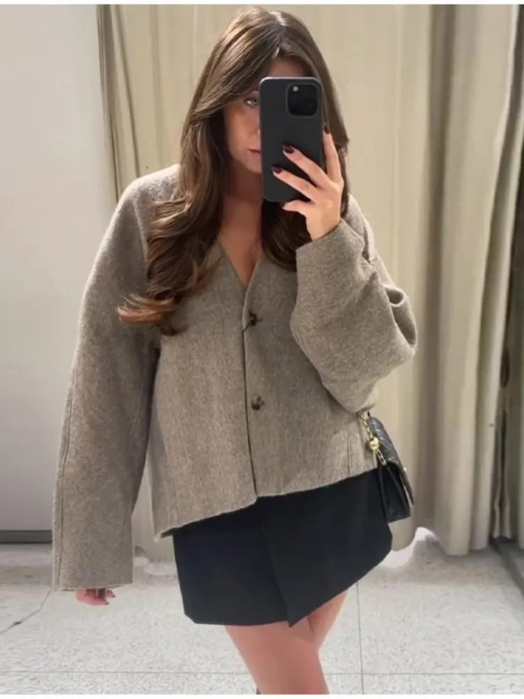 Oversized Blazer Comfortabel Modern Minimalistisch