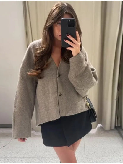 Oversized Blazer Comfortabel Modern Minimalistisch