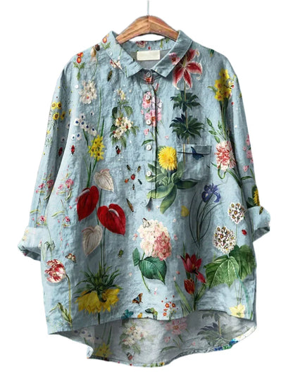 Vrouwenzomerjurk Bloemenprint Elegante Design