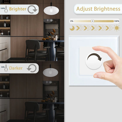 Draaiknop Wanddimmer voor Dimbare Verlichting