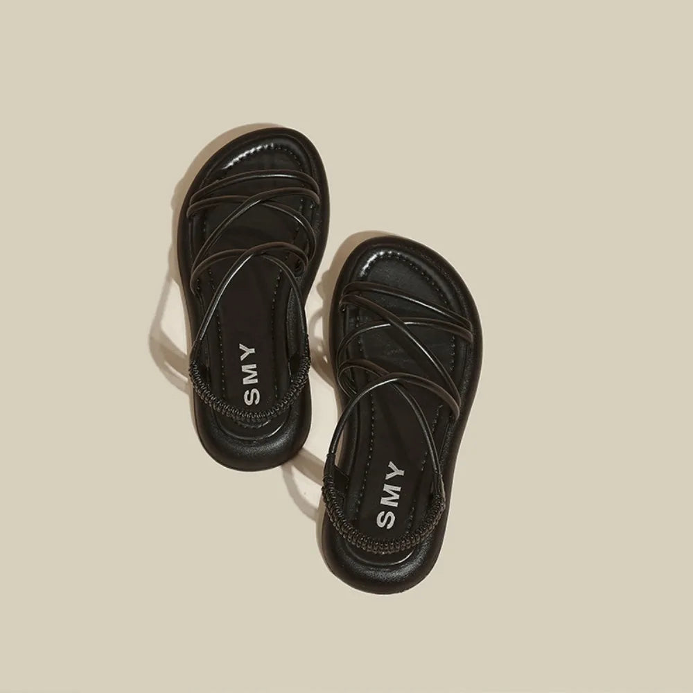 Verhoogde Sandalen Zomer Stijl Vrouwelijk