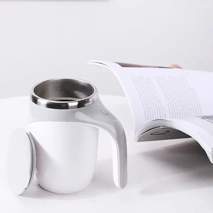 Zelfroerende Thermosbeker 400ml – Automatisch Mixende Reisbeker met Verwarmfunctie